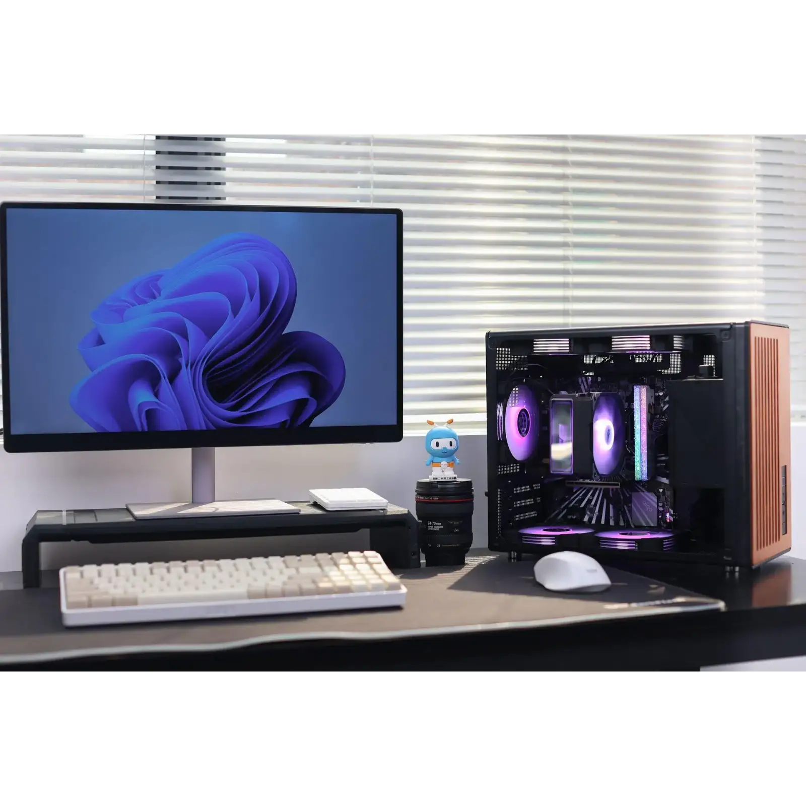 Корпус для комп'ютера DARK FLASH WD200 mATX без блока живлення, чорний (WD200 BLACK) UA