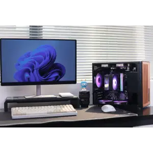 Корпус для комп'ютера DARK FLASH WD200 mATX без блока живлення, чорний (WD200 BLACK) UA