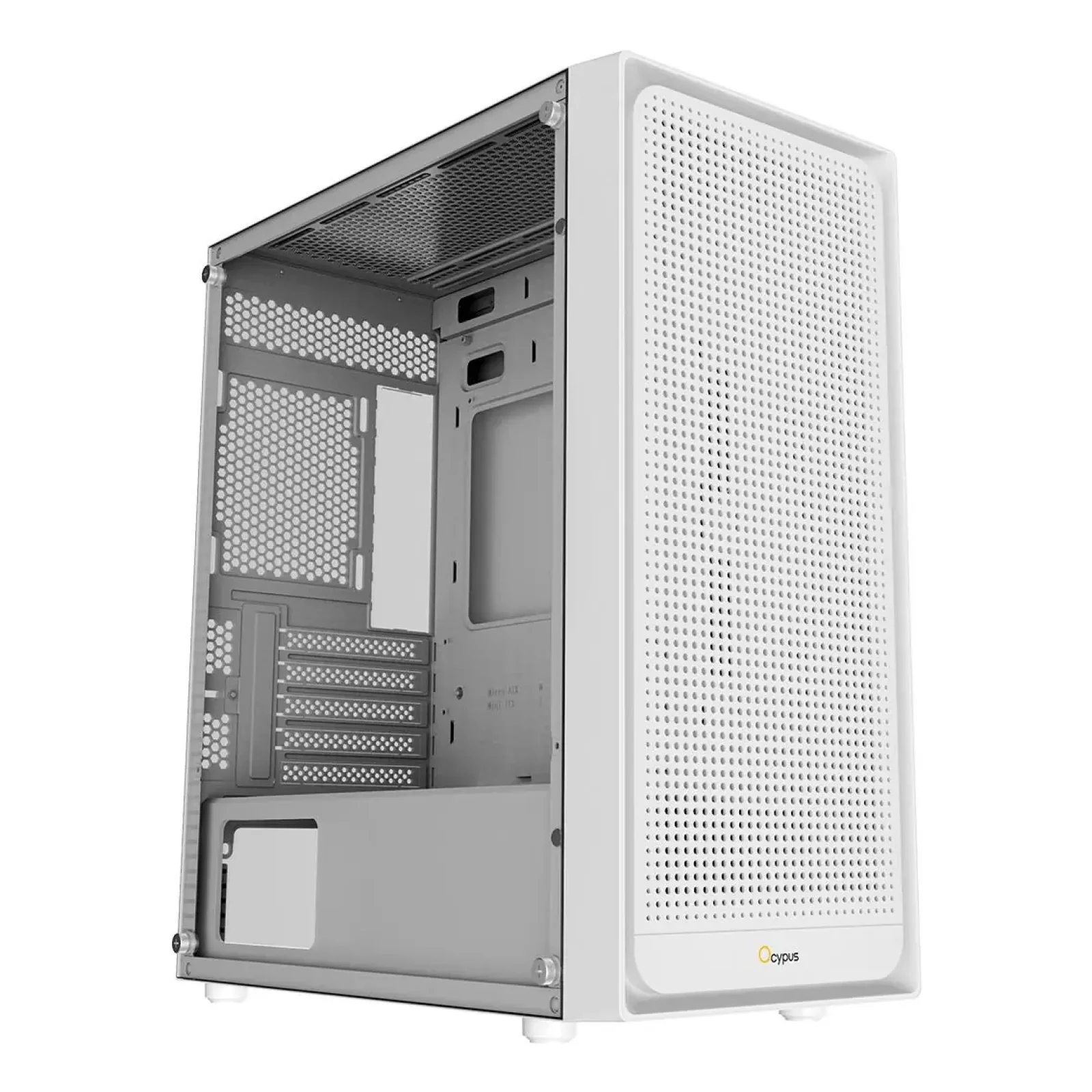 Корпус для комп'ютера MATX W/O PSU GAMMA C50 WH (GAMMA-C50-WHG000XX-GL) OCYPUS UA