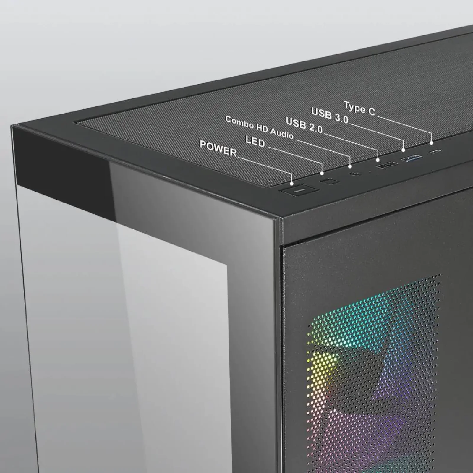 Корпус ATX W/O PSU COVE 570B CSAZ-570B AZZA UA