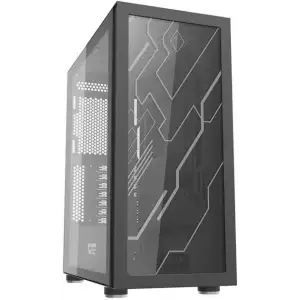 Корпус для комп'ютера DARK FLASH Dk210 ATX без блока живлення, чорний (DK210 BLACK) UA