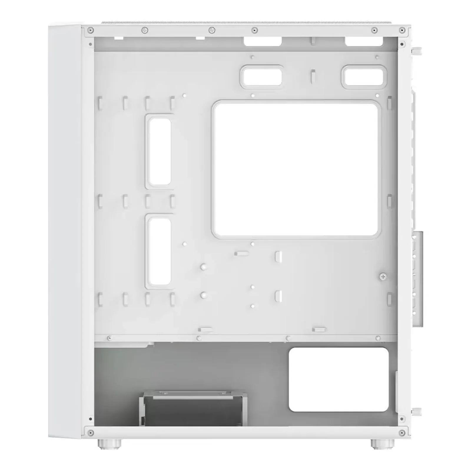 Корпус для комп'ютера MATX W/O PSU GAMMA C50 WH ARGB (GAMMA-C50-WHG400XX-GL) OCYPUS UA