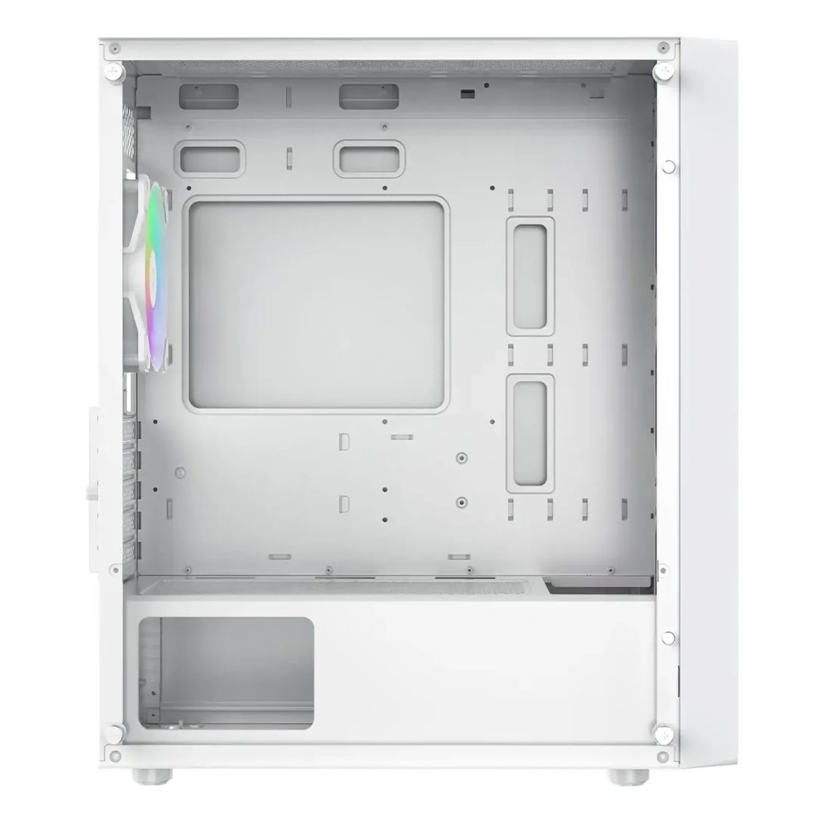 Корпус для комп'ютера MATX W/O PSU GAMMA C50 WH ARGB (GAMMA-C50-WHG400XX-GL) OCYPUS UA