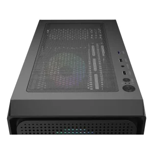 Корпус для комп'ютера MATX W/O PSU GAMMA C50 BK ARGB (GAMMA-C50-BKG400XX-GL) OCYPUS UA