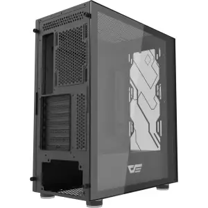 Корпус для комп'ютера DARK FLASH Dk210 ATX без блока живлення, чорний (DK210 BLACK) UA