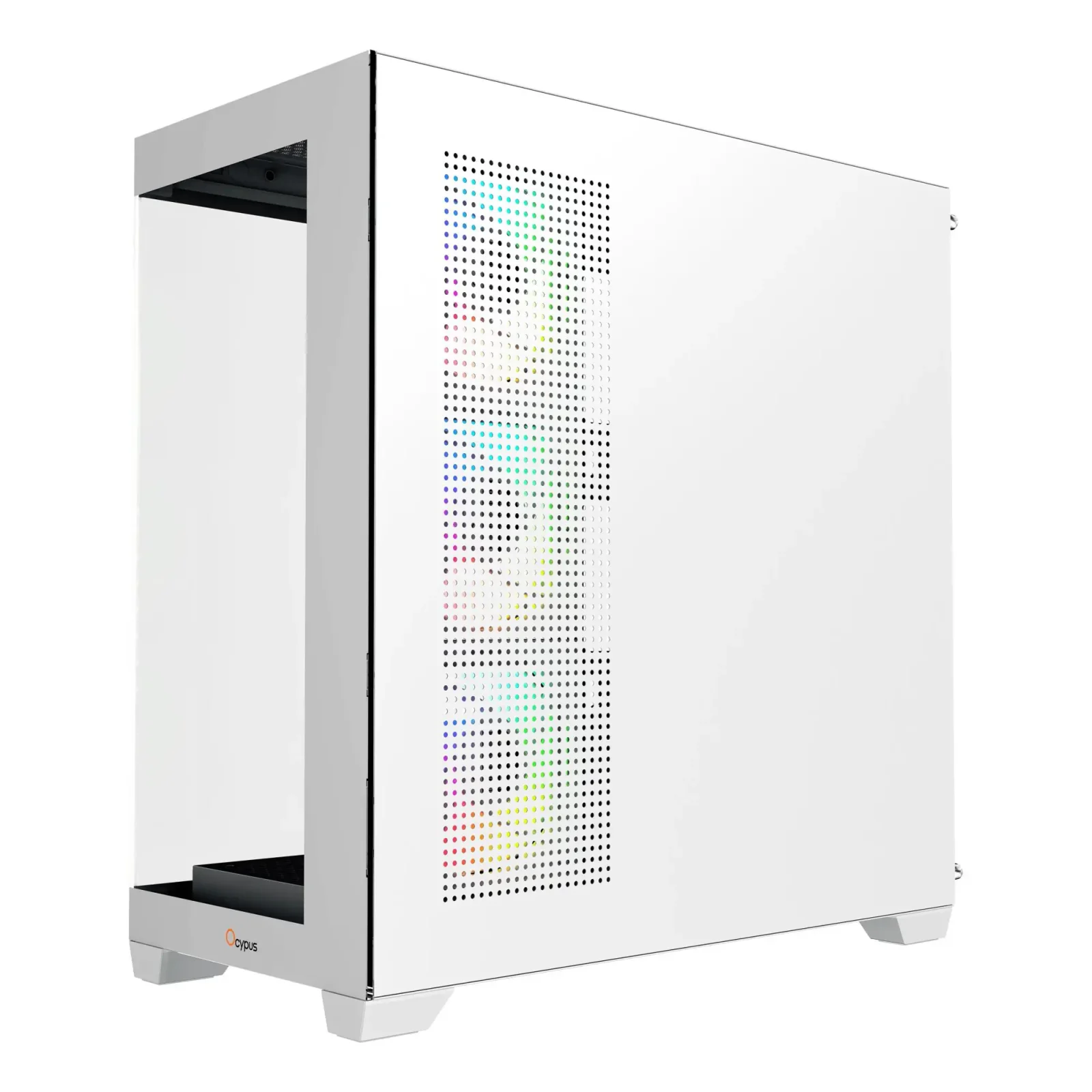 Корпус для комп'ютера ATX W/O PSU GAMMA C72 WH ARGB (GAMMA-C72-WHD400XX-GL) OCYPUS UA