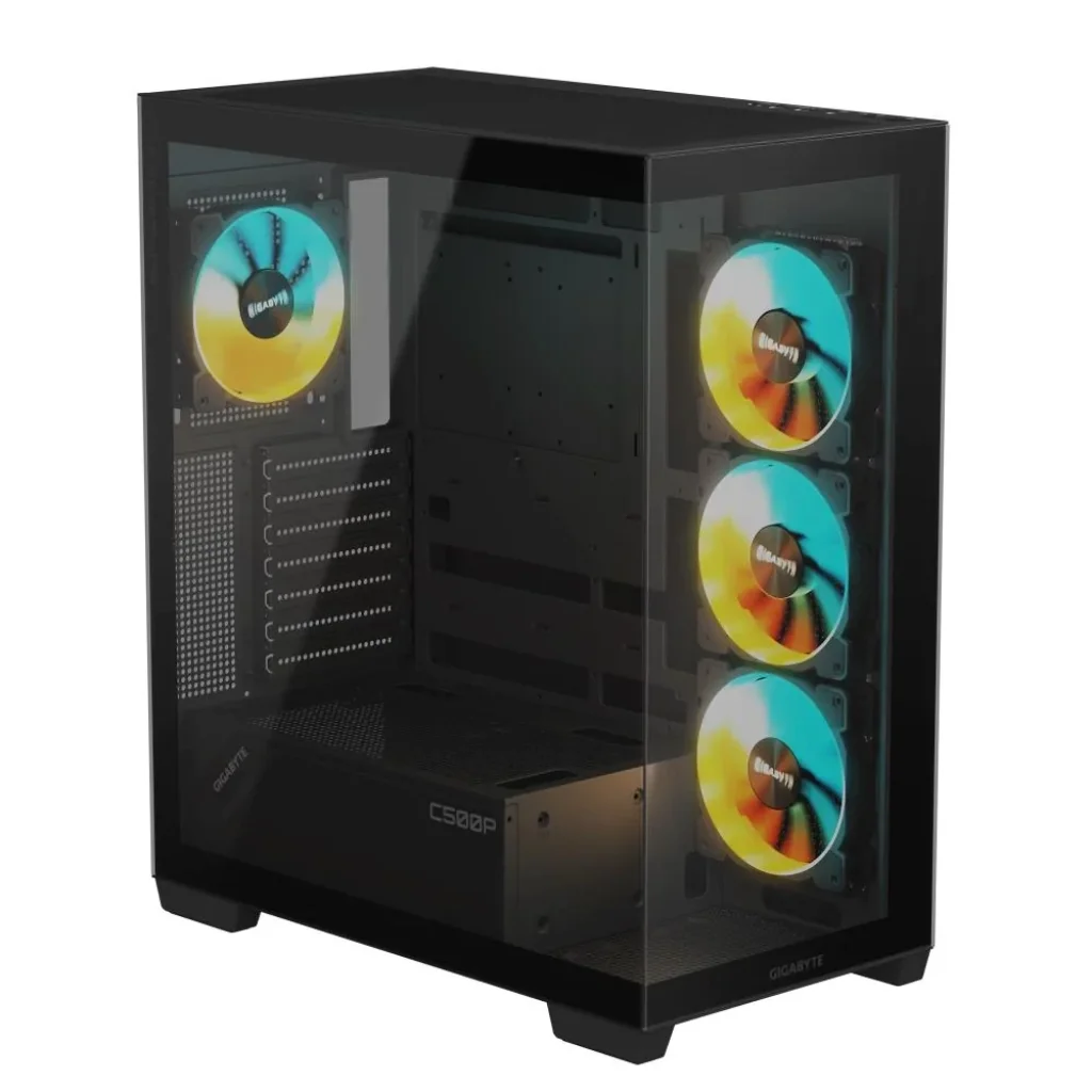 Корпус ATX W/O PSU GB-C500P ST BLACK GIGABYTE UA