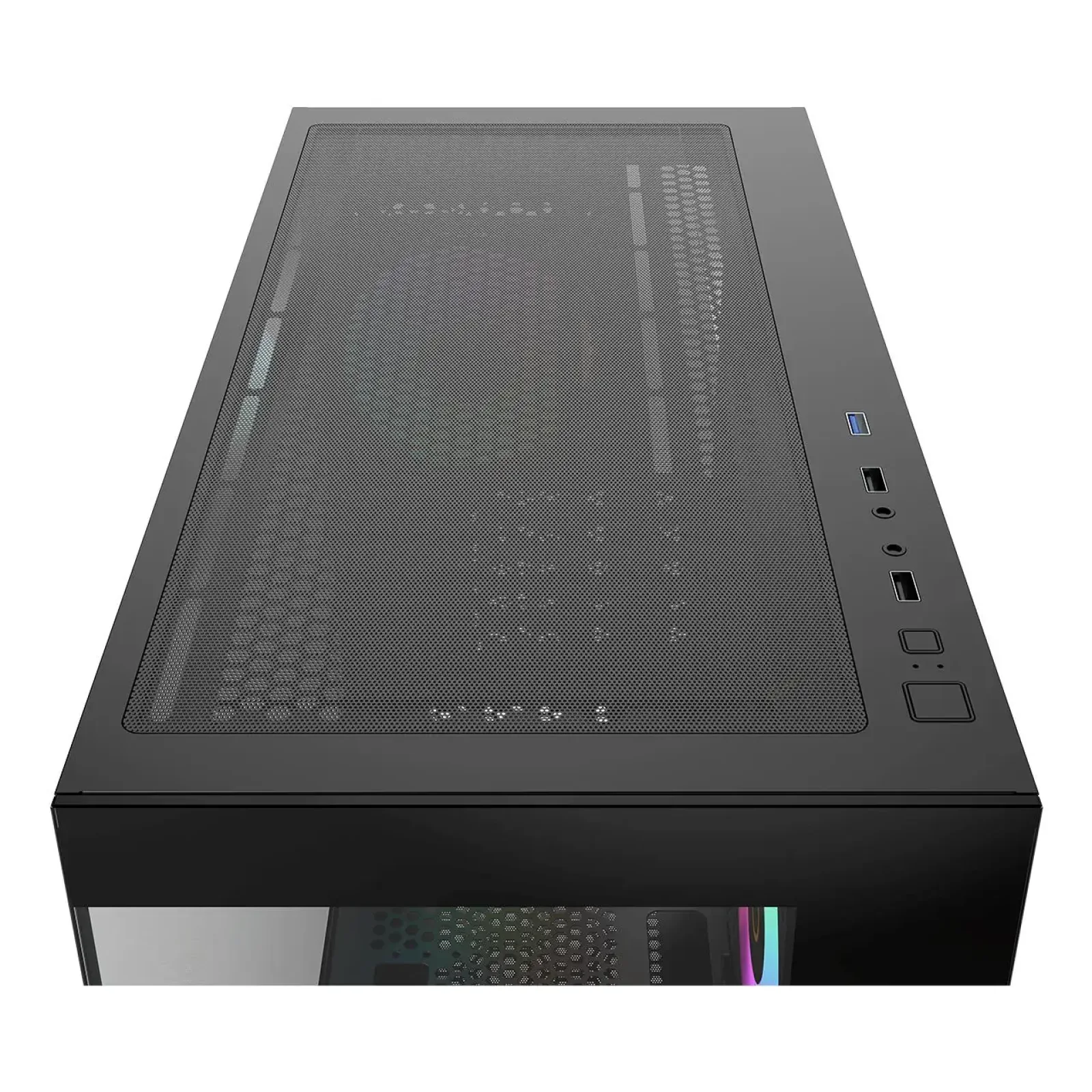 Корпус для комп'ютера MATX W/O PSU GAMMA C52 BK ARGB (GAMMA-C52-BKD300XX-GL) OCYPUS UA