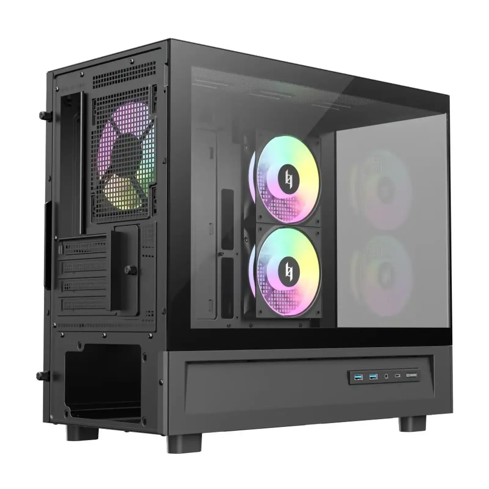 Корпус для комп'ютера MATX W/O PSU NEX C31 BK GAMEMAX UA