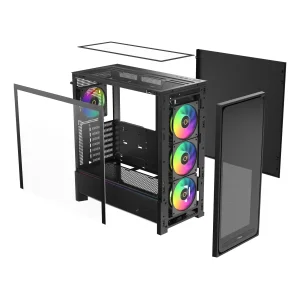 Корпус для комп'ютера ATX W/O PSU DELTA C70 BK ARGB (DELTA-C70-BKG400XX-GL) OCYPUS UA