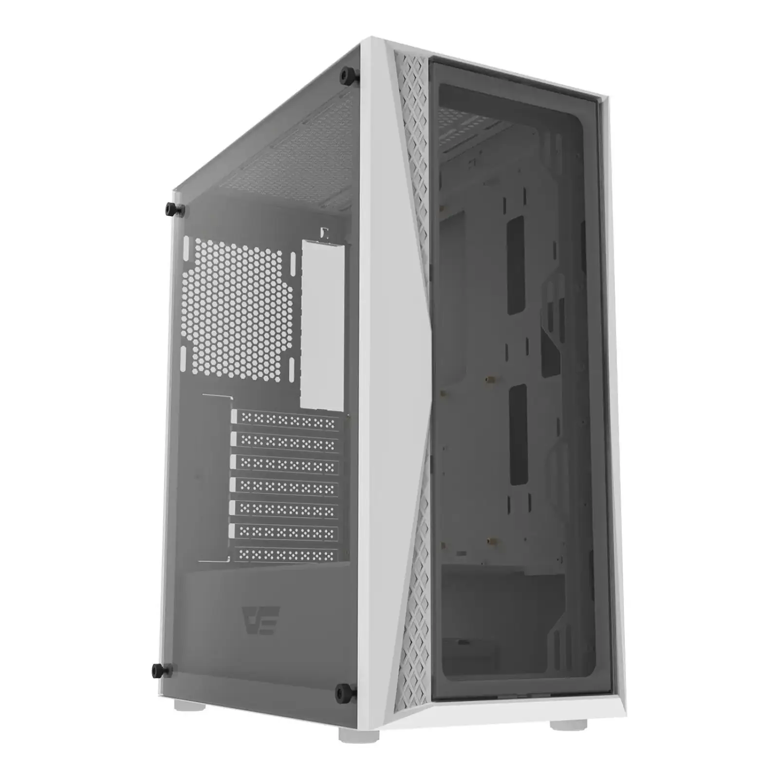 Корпус для комп'ютера DARK FLASH DK352 PLUS ATX без блока живлення, білий (DK352 PLUS WHITE) UA