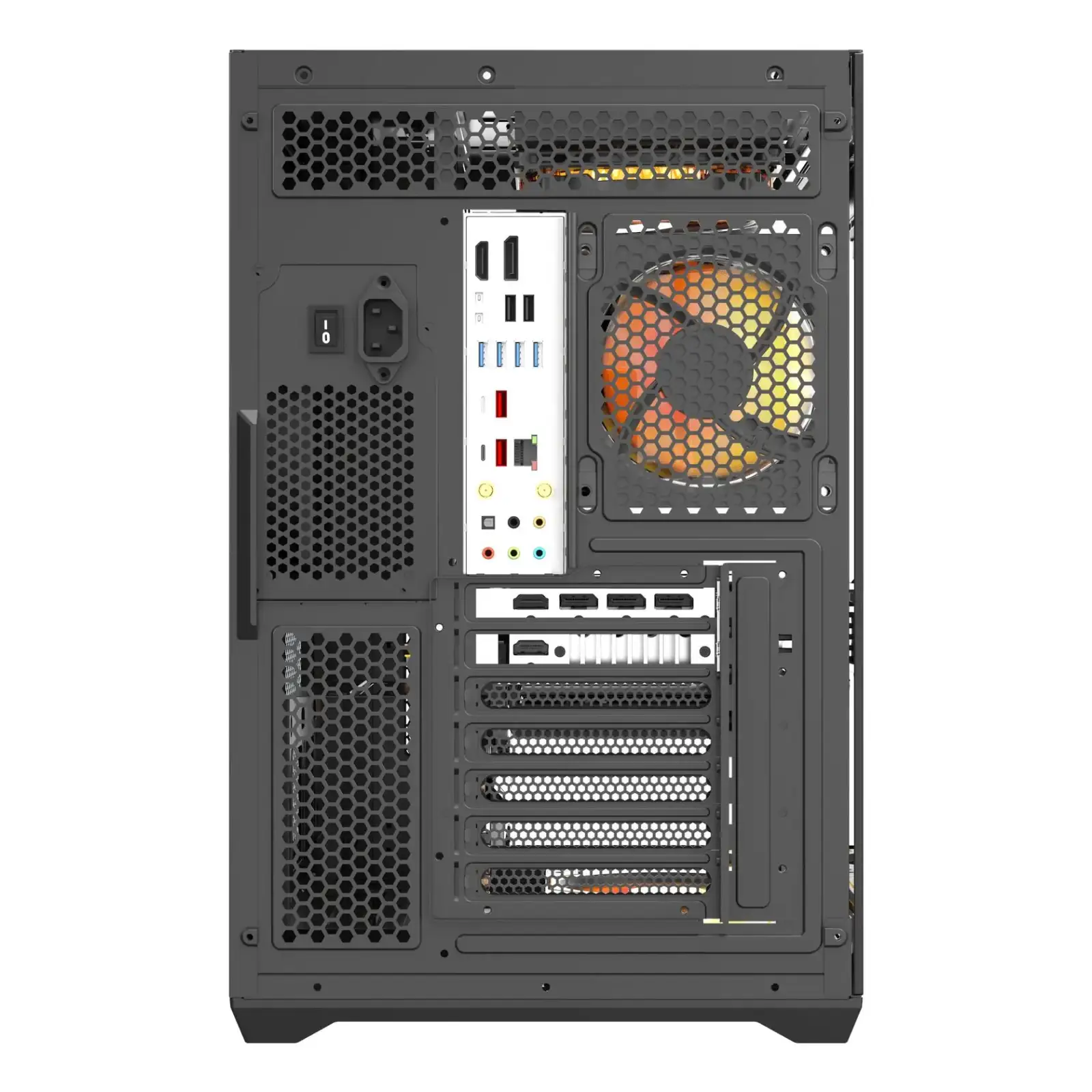 Корпус для комп'ютера DARK FLASH C280 EATX без блока живлення, чорний (C280 BLACK) UA