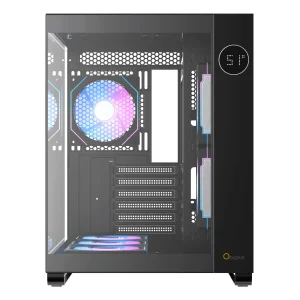 Корпус для комп'ютера ATX W/O PSU IOTA C70 BK ARGB (IOTA-C70-BKD600XX-GL) OCYPUS UA