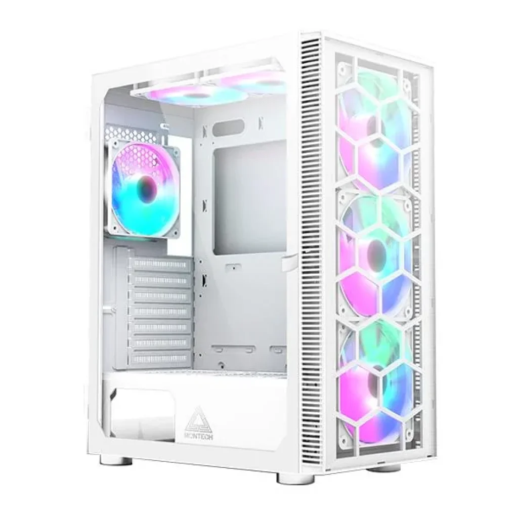 Корпус ATX W/O PSU X3 GLASS (W) MONTECH UA