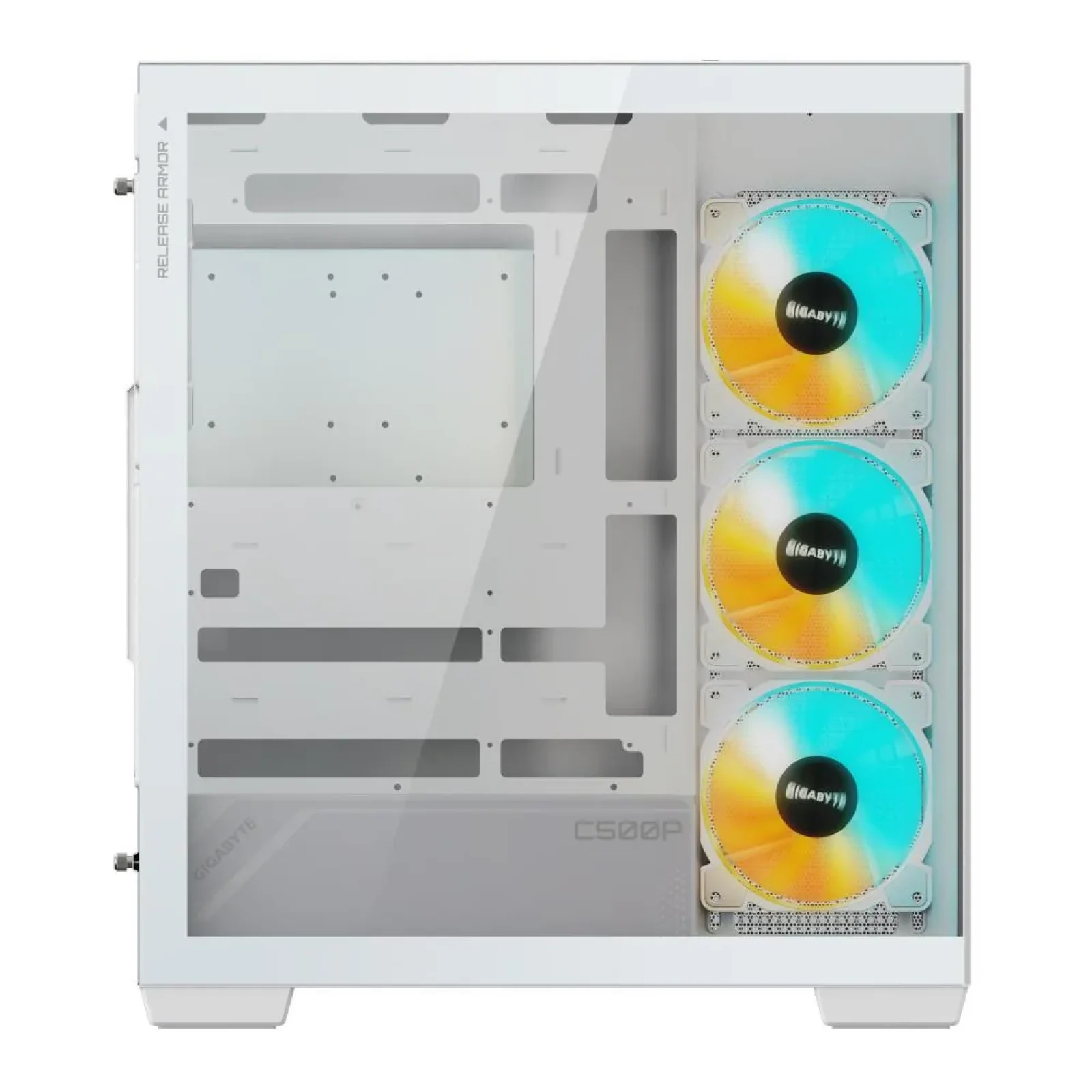 Корпус ATX W/O PSU GB-C500PI ST WHITE GIGABYTE UA