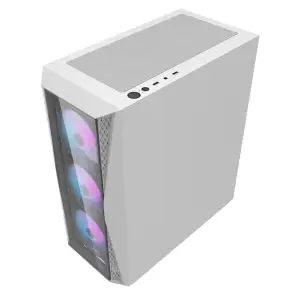 Корпус для комп'ютера DARK FLASH DK352 PLUS ATX без блока живлення, білий (DK352 PLUS WHITE) UA
