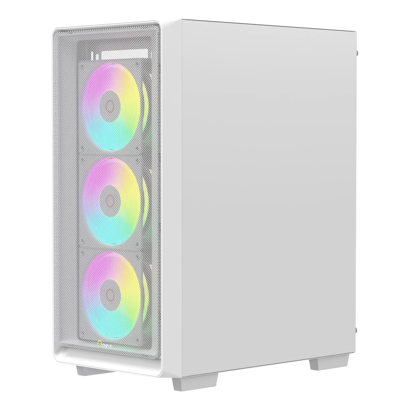 Корпус для комп'ютера ATX W/O PSU GAMMA C60 WH ARGB (GAMMA-C60-WHG400XX-GL) OCYPUS UA