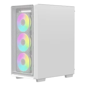 Корпус для комп'ютера ATX W/O PSU GAMMA C60 WH ARGB (GAMMA-C60-WHG400XX-GL) OCYPUS UA