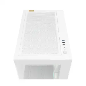 Корпус для комп'ютера MATX W/O PSU GAMMA C54 ARGB білий (GAMMA-C54-WHD300XX-GL) OCYPUS UA