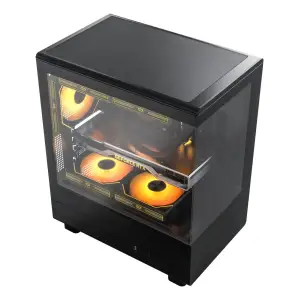 Корпус для комп'ютера DARK FLASH DB330M mATX без блока живлення, чорний (DB330M BLACK) UA