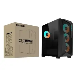Корпус ATX W/O PSU GB-C301G BLACK GIGABYTE UA