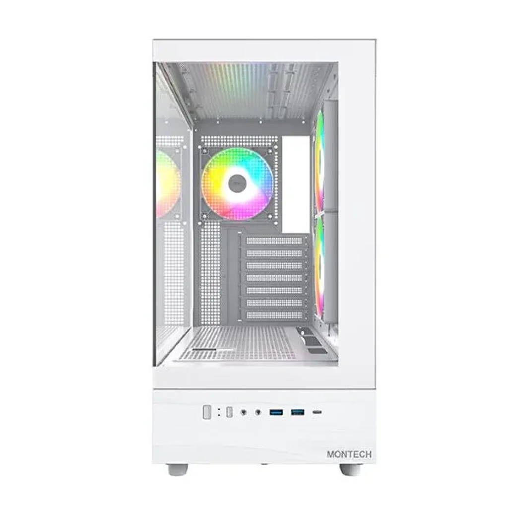 Корпус ATX W/O PSU WHITE XR (W) MONTECH UA