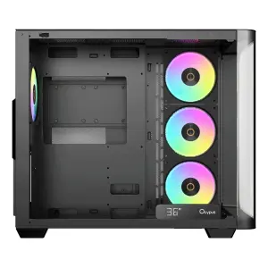 Корпус для комп'ютера IOTA C70 BK CURVE ARGB DIGITAL (IOTA-C70-BKD400CD-GL) OCYPUS UA