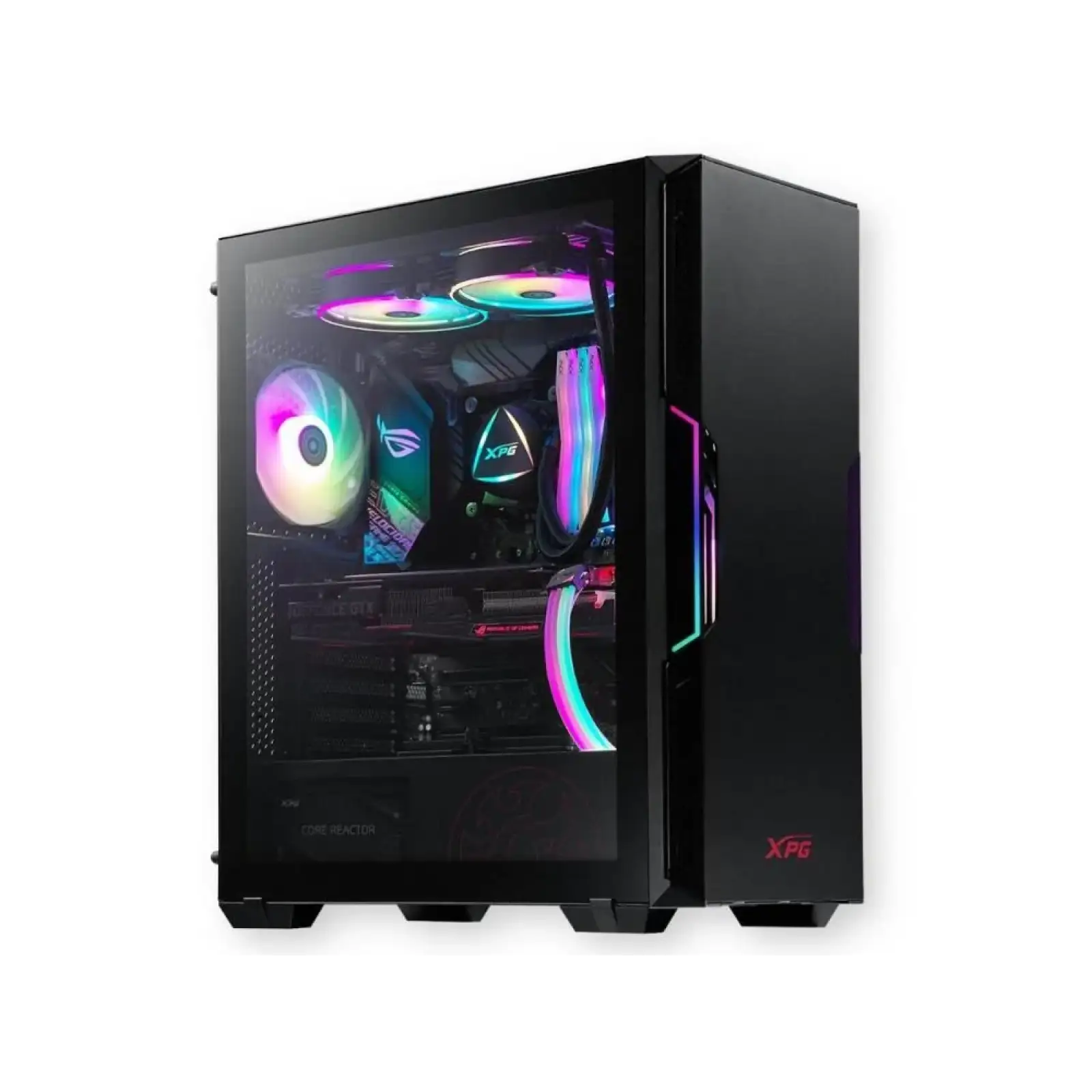Корпус ADATA ATX W/O PSU BLACK STARKER-BKCWW UA