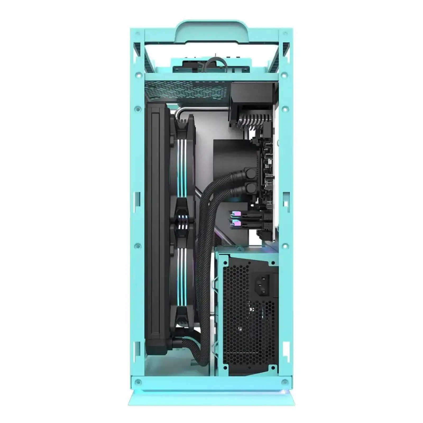 Корпус для комп'ютера DARK FLASH MITX без блока живлення DLH21 м'ятний (DLH21 MINT) UA