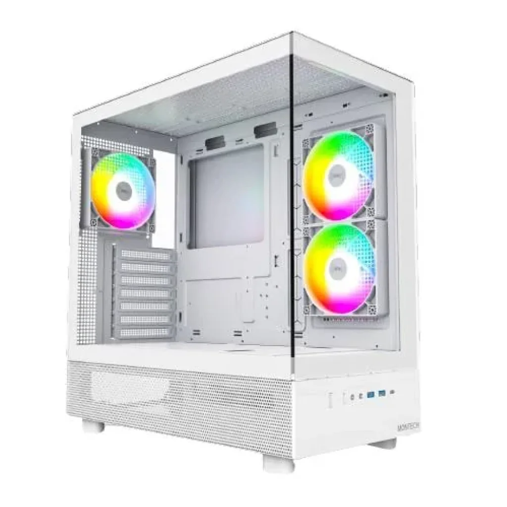 Корпус ATX W/O PSU WHITE XR (W) MONTECH UA