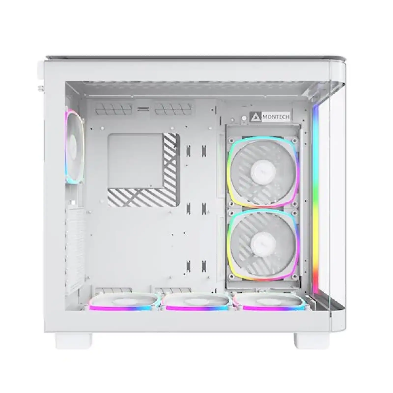 Корпус ATX W/O PSU KING 95 PRO (W) MONTECH UA
