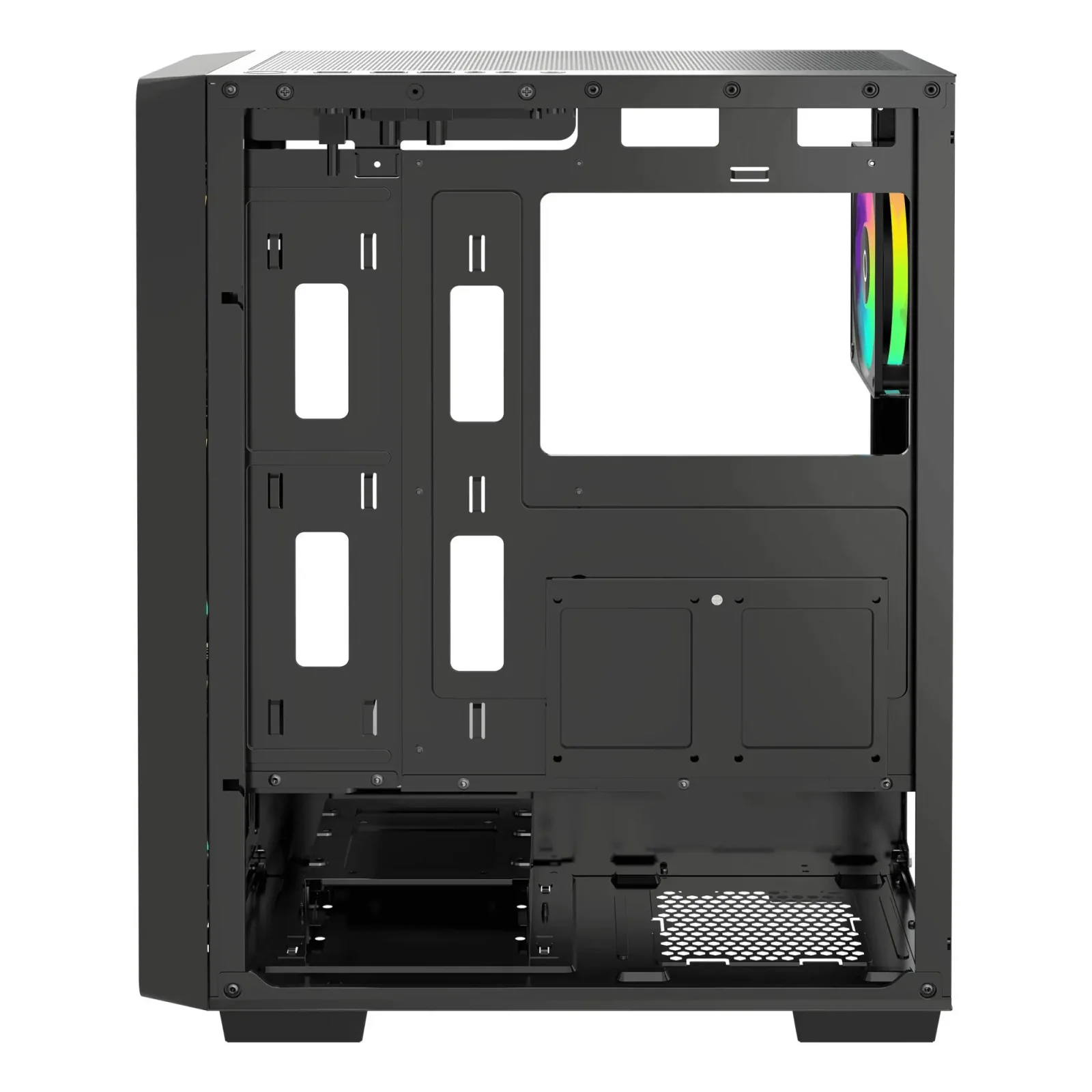 Корпус для комп'ютера ATX W/O PSU GAMMA C60 BK ARGB (GAMMA-C60-BKG400XX-GL) OCYPUS UA