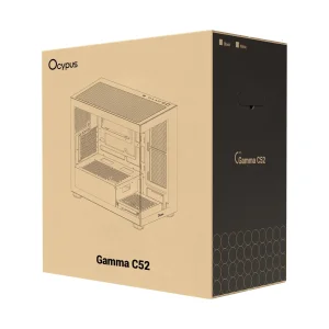 Корпус для комп'ютера MATX W/O PSU GAMMA C52 WH (GAMMA-C52-WHD000XX-GL) OCYPUS UA
