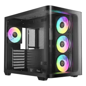 Корпус для комп'ютера IOTA C70 BK CURVE ARGB DIGITAL (IOTA-C70-BKD400CD-GL) OCYPUS UA