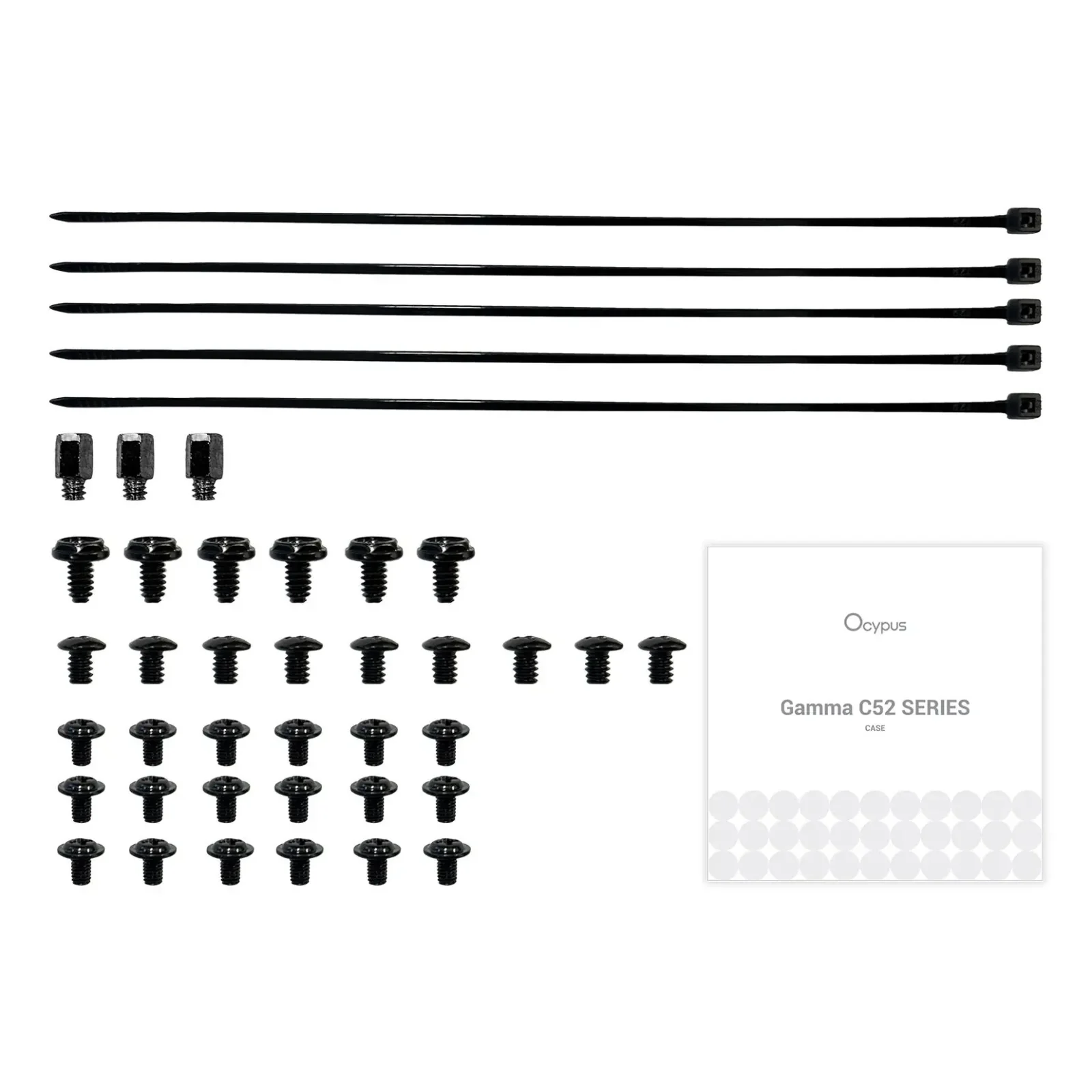 Корпус для комп'ютера MATX W/O PSU GAMMA C52 BK (GAMMA-C52-BKD000XX-GL) OCYPUS UA