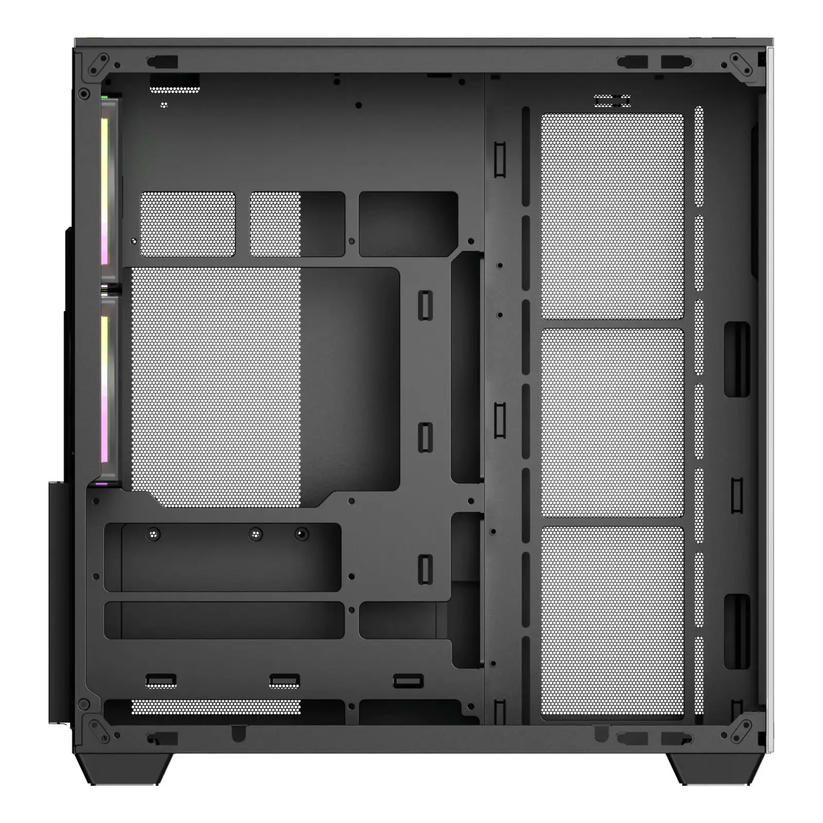 Корпус для комп'ютера ATX W/O PSU DELTA C74 ARGB чорний (DELTA-C74-BKD200XX-GL) OCYPUS UA