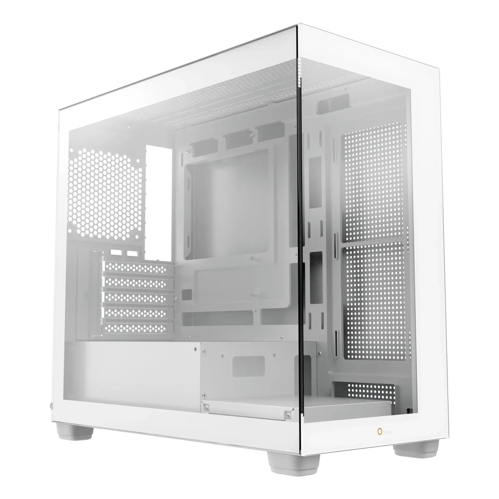 Корпус для комп'ютера MATX W/O PSU GAMMA C52 WH (GAMMA-C52-WHD000XX-GL) OCYPUS UA