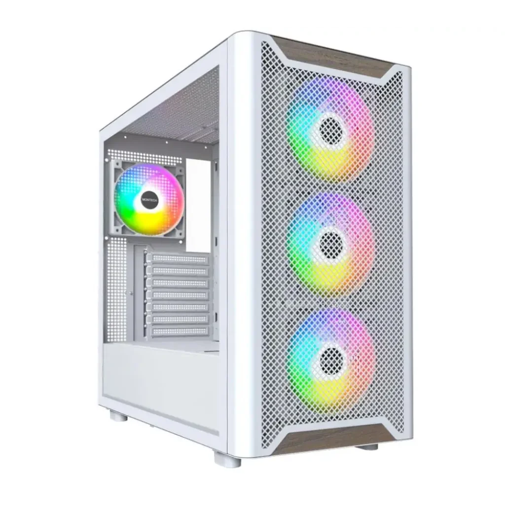 Корпус ATX W/O PSU XR WOOD (W) MONTECH UA