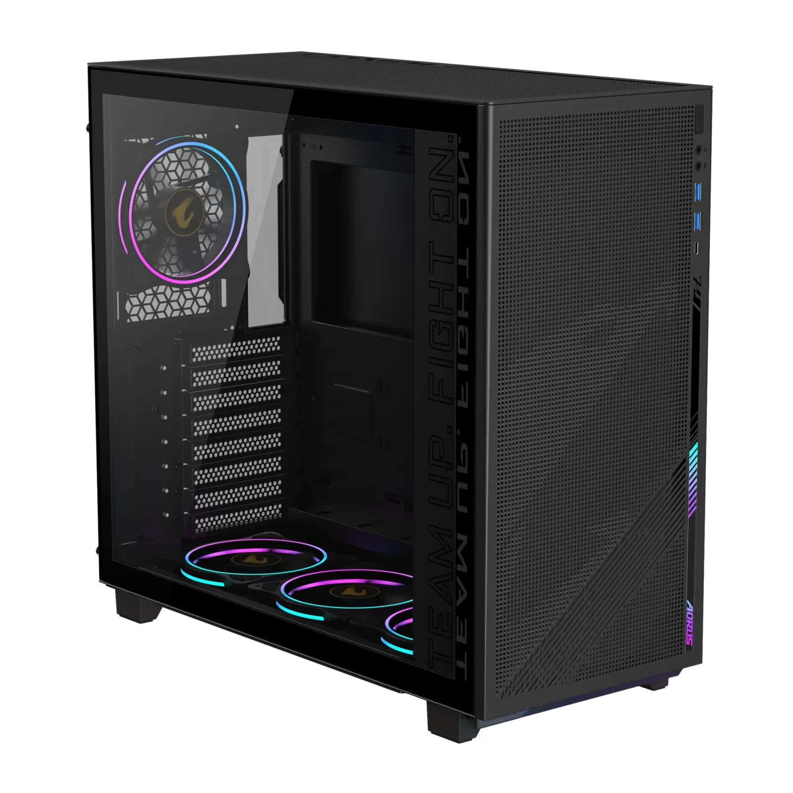Корпус ATX W/O PSU GB-AC400G ST BLACK GIGABYTE UA