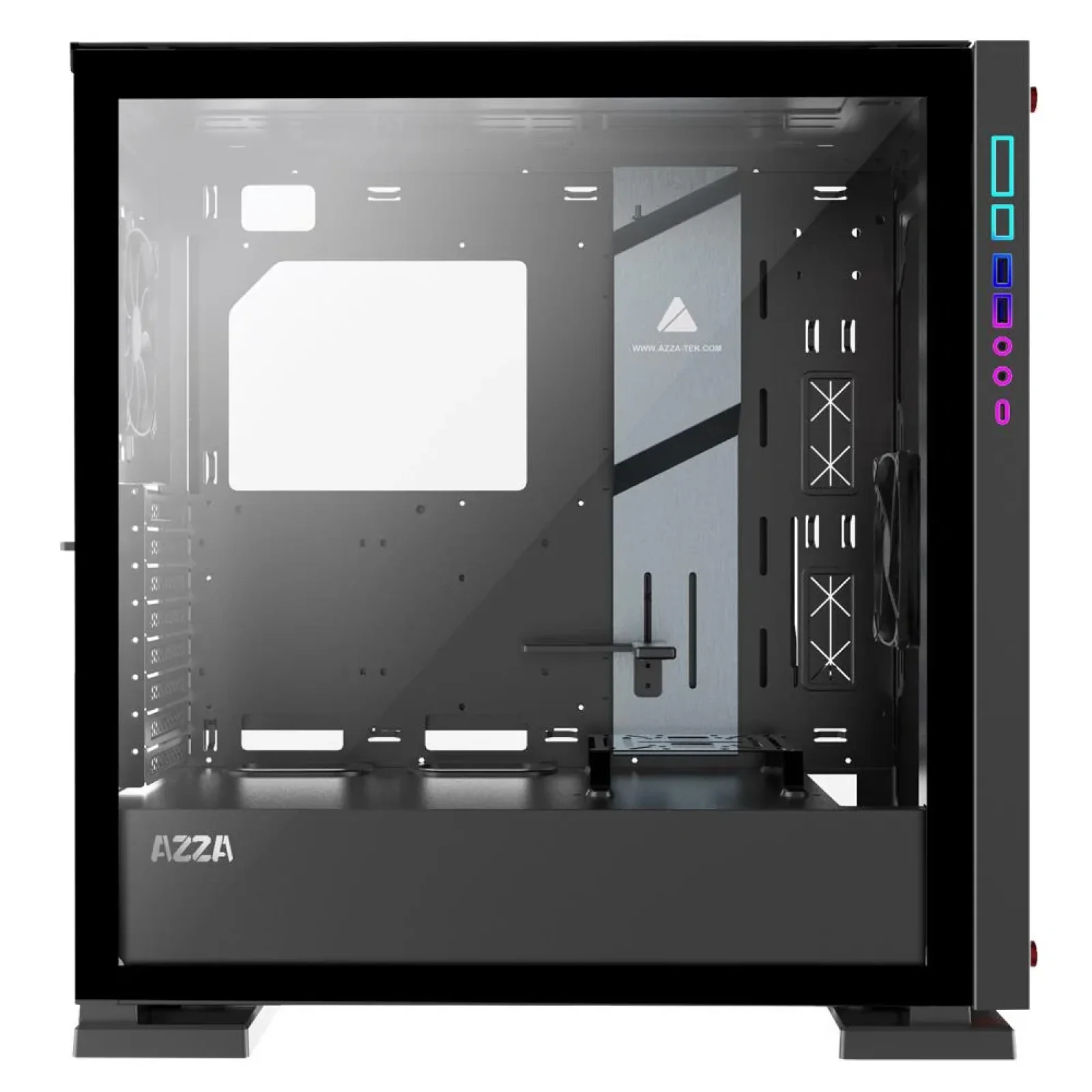 Корпус для комп'ьютера ATX W/O PSU ZIRCON BLACK CSAZ-7000B AZZA UA