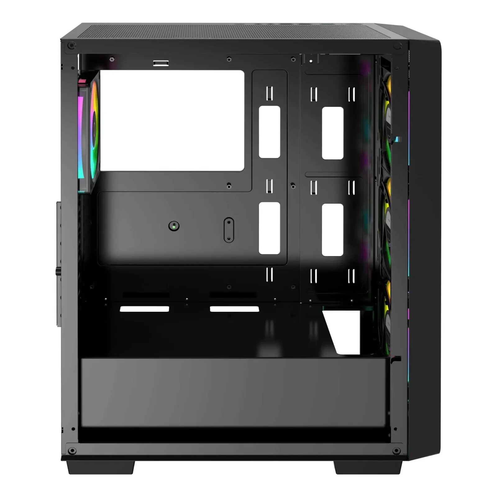 Корпус для комп'ютера ATX W/O PSU GAMMA C60 BK ARGB (GAMMA-C60-BKG400XX-GL) OCYPUS UA