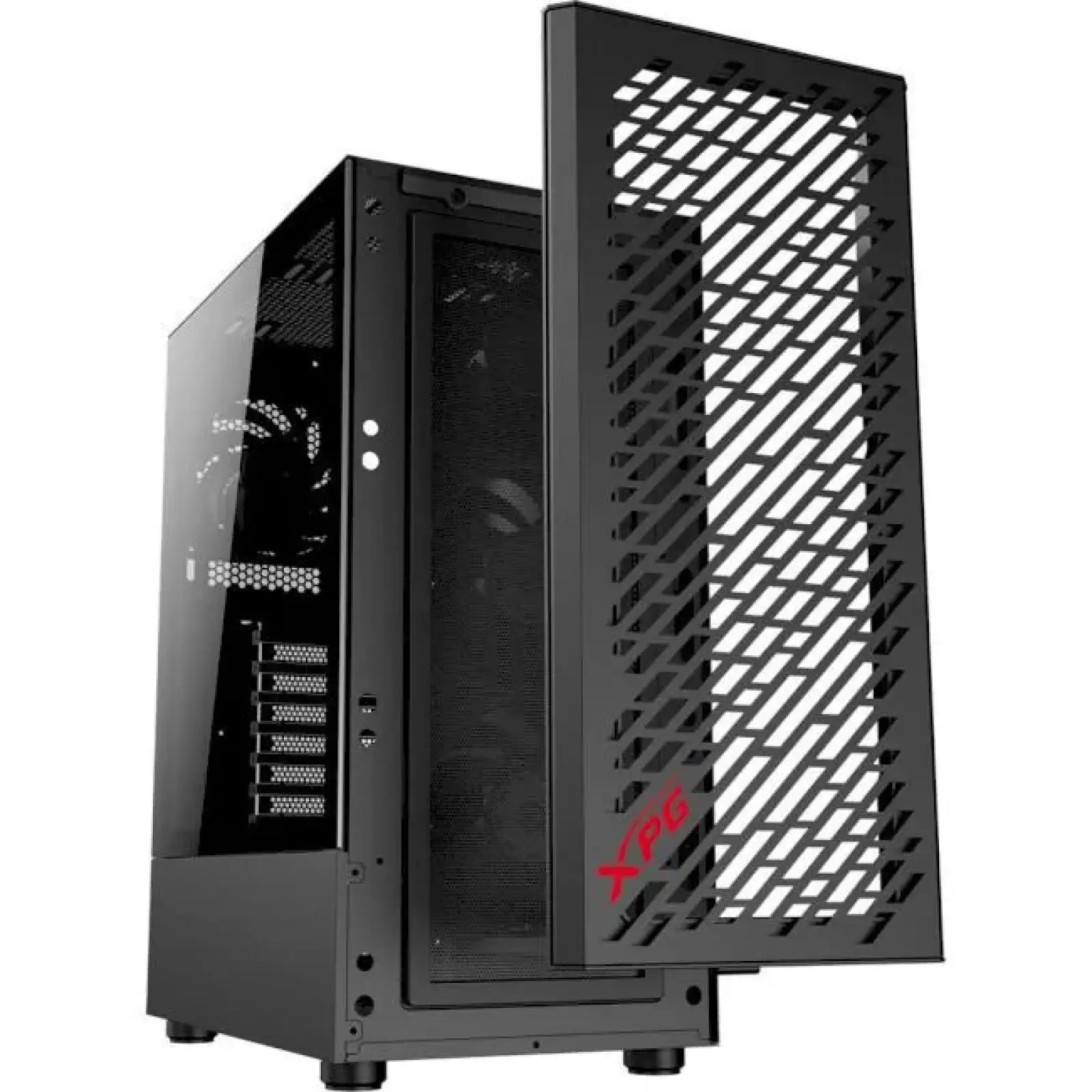 Корпус MITX W/O PSU BLACK VALORAIRMT-BKCWW ADATA UA