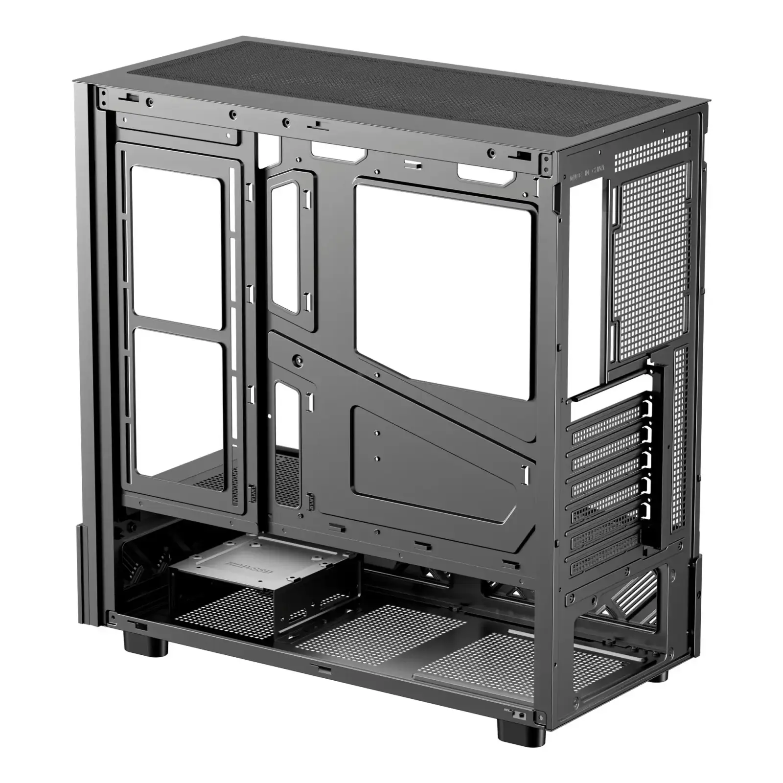 Корпус для комп'ютера DARK FLASH DS950V ATX без блока живлення, чорний (DS950V BLACK) UA