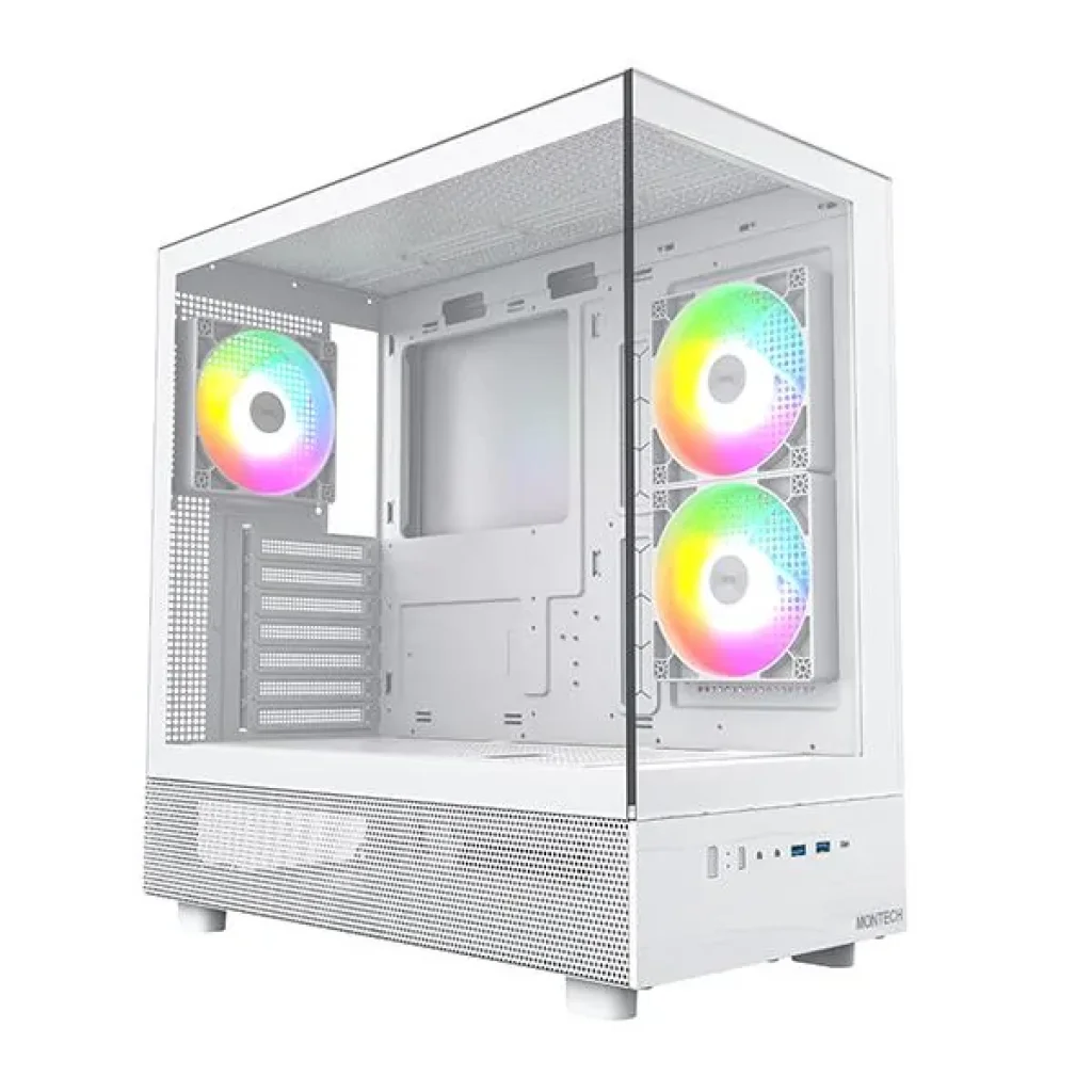 Корпус ATX W/O PSU WHITE XR (W) MONTECH UA
