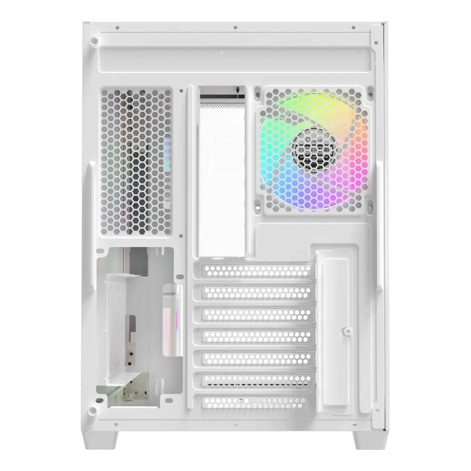 Корпус для комп'ютера IOTA C70 WH CURVE ARGB DIGITAL (IOTA-C70-WHD400CD-GL) OCYPUS UA