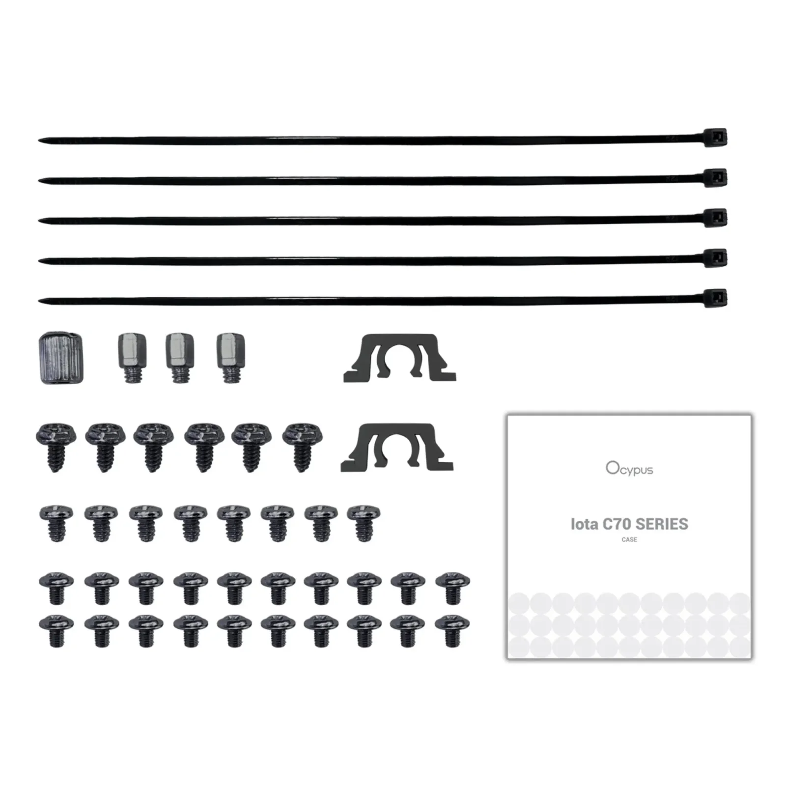 Корпус для комп'ютера ATX W/O PSU IOTA C70 BK ARGB (IOTA-C70-BKD600XX-GL) OCYPUS UA