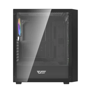 Корпус для комп'ютера DARK FLASH ATX без блока живлення DK353 чорний (DK353 BLACK) UA