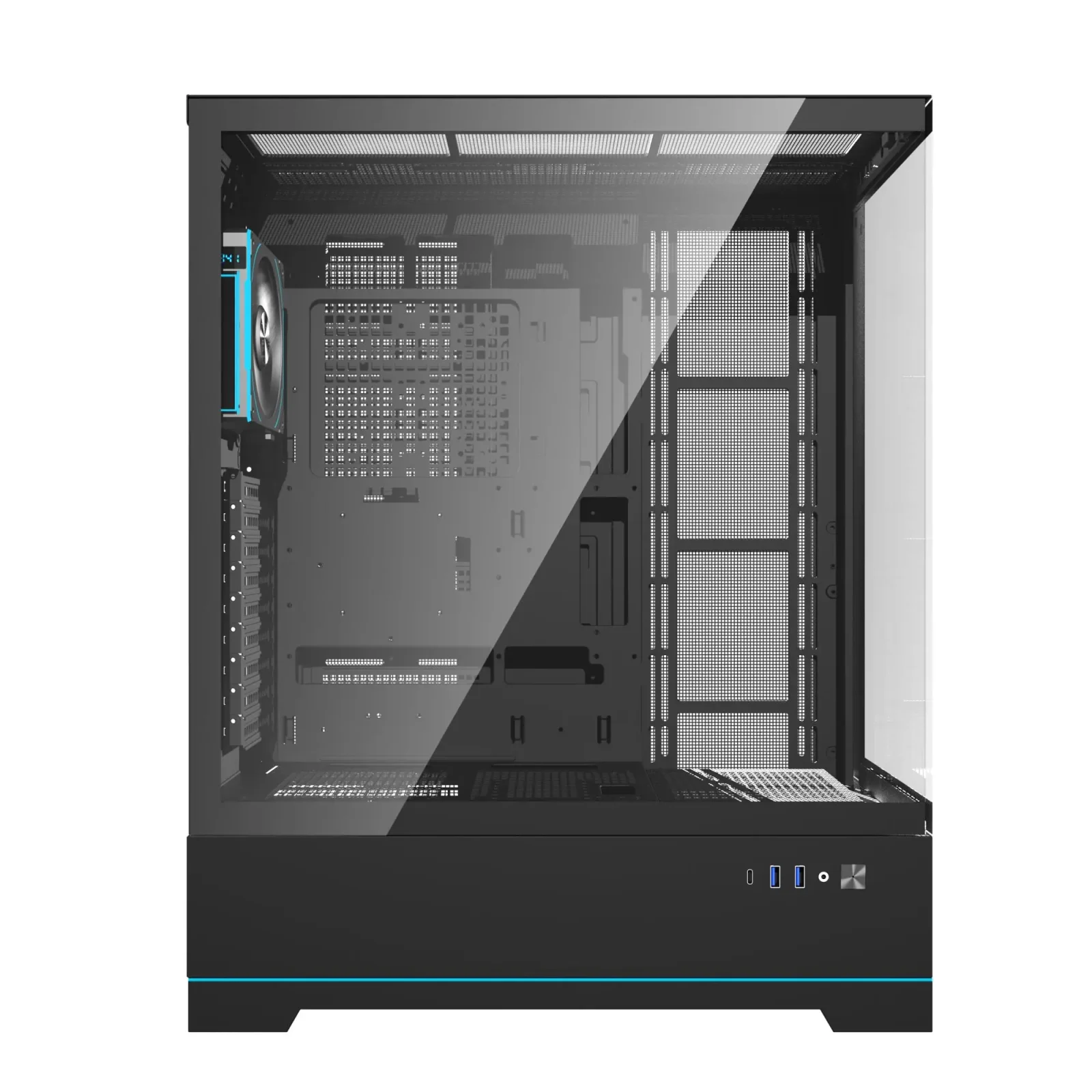 Корпус для комп'ютера DARK FLASH ATX без блока живлення DY451L PRO чорний (DY451L PRO BLACK) UA