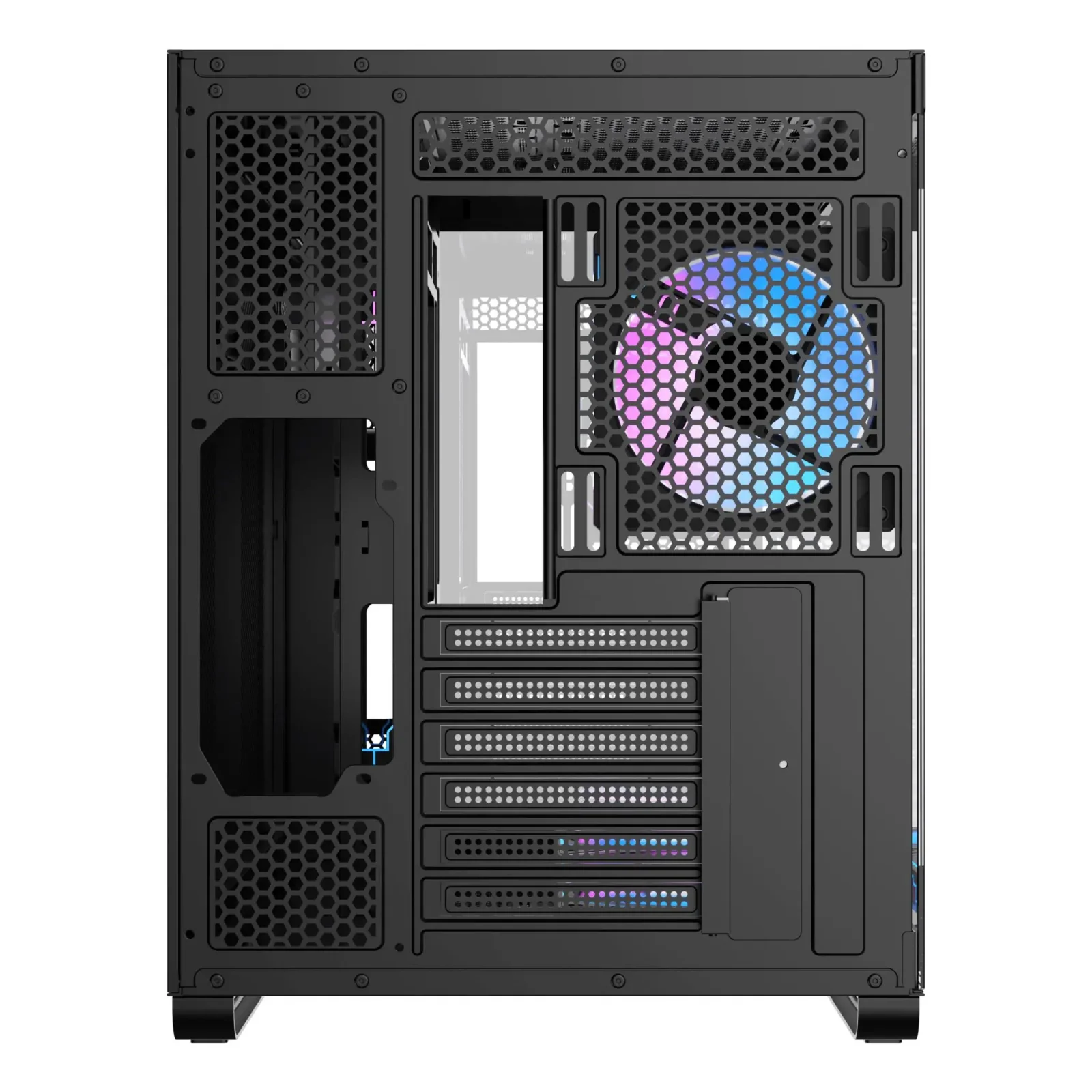 Корпус для комп'ютера ATX W/O PSU IOTA C70 BK ARGB (IOTA-C70-BKD600XX-GL) OCYPUS UA