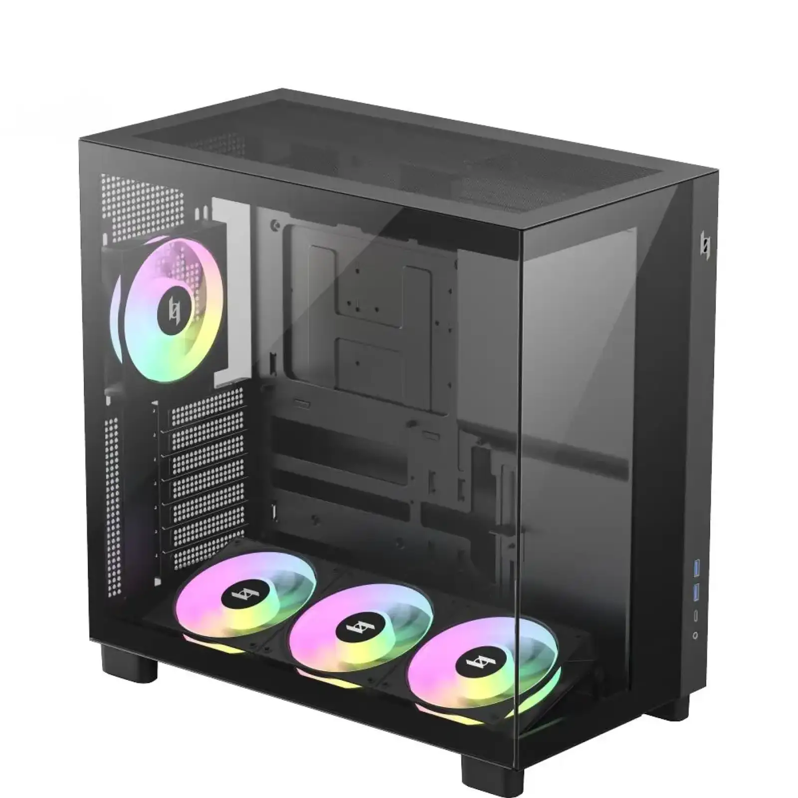 Корпус для комп'ютера ATX W/O PSU NEX C53 BK GAMEMAX UA
